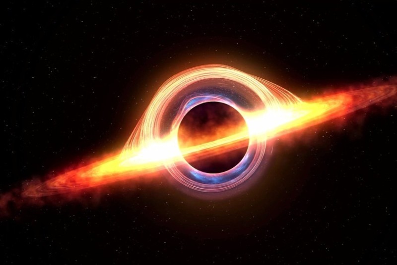 Create meme: the black hole from interstellar, space is a black hole, supermassive black hole