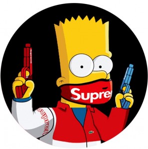 Create meme: Wallpaper Supreme Bart, The simpsons, Bart