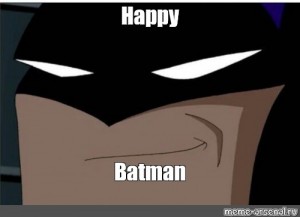 pharrell happy batman meme