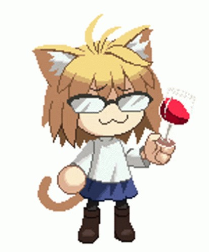 Create meme: neco arc melty blood sprites, anime , anime neko