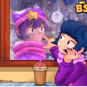 Создать мем: brawl stars bibi fanart, brawl stars би би и сэнди, brawl stars