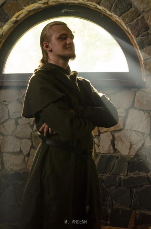 Create meme: monk, ned stark, medieval clothing