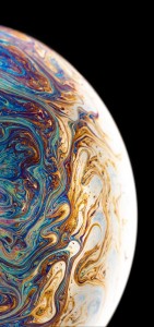 Create meme: Wallpaper iPhone xs gold, planet, Screensaver on your desktop