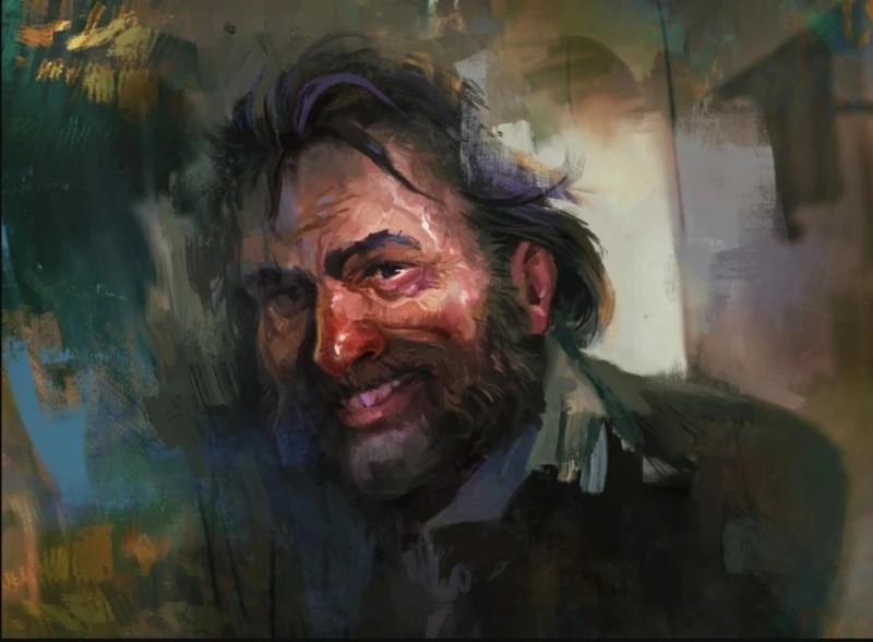 Create meme: Harry dubois, disco elysium, Disco Elysium face