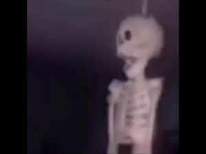 Create meme: skeleton, face, skeleton