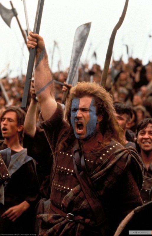 Create meme: Braveheart 1995 , William Wallace Braveheart, Mel Gibson braveheart