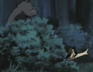Создать мем: лес медведь, мой сосед тоторо 1988, жаркое лето аниме медведь