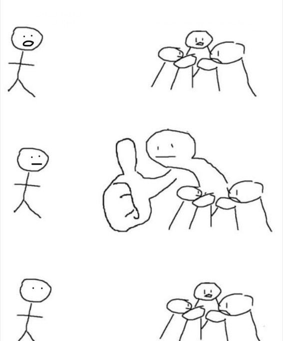 Create meme: hand-drawn little men, topical memes, figure 