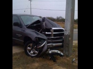 Create meme: crashed into a pole, auto, BU car