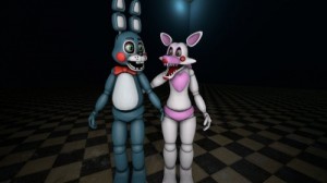 Создать мем: bonnie, мэнгл, freddy s