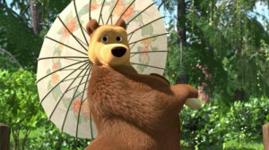 Create meme: medved, masha and the bear, Medveditsa