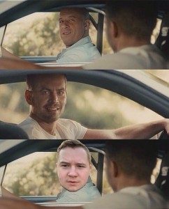 Create meme: fast and furious 7, Paul Walker fast and furious 7, fast and furious 7 Paul Walker and VIN diesel