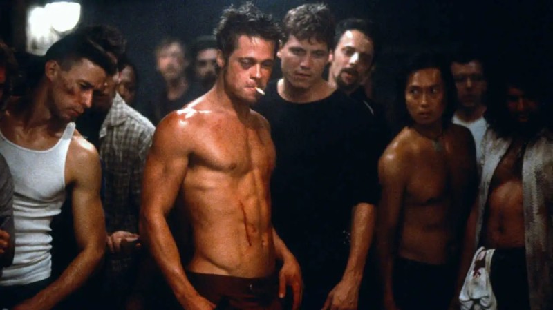 Создать мем: fight club brad pitt, бойцовский клуб 1999, тайлер дерден бойцовский клуб