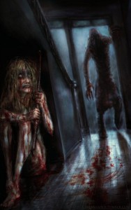 Create meme: horror movie, creepy art, scary pictures