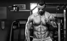 Create meme: bodybuilding workout, training, in the gym
