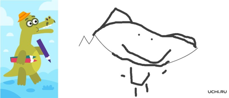 Create meme: figure , We draw a crocodile, crocodile game