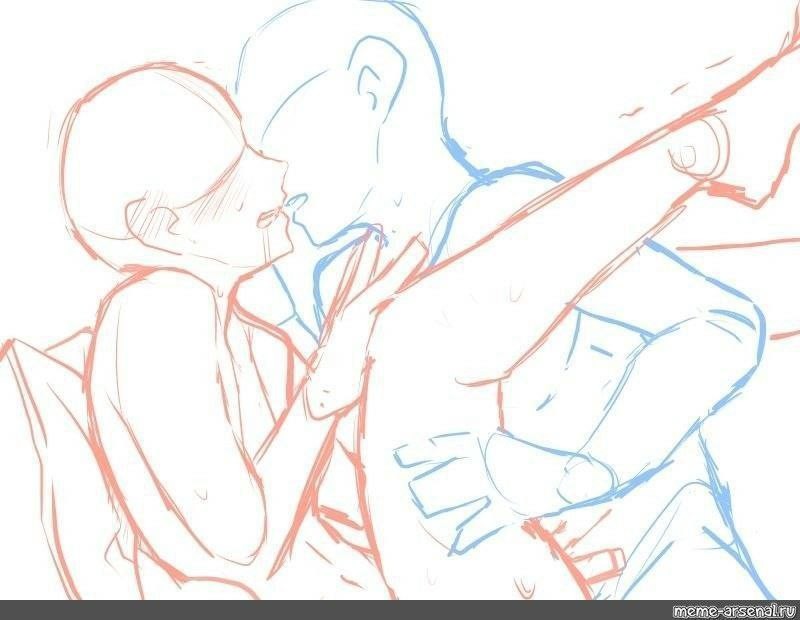 Create meme: poses for drawing couples, romantic poses for drawing, poses for drawing couples