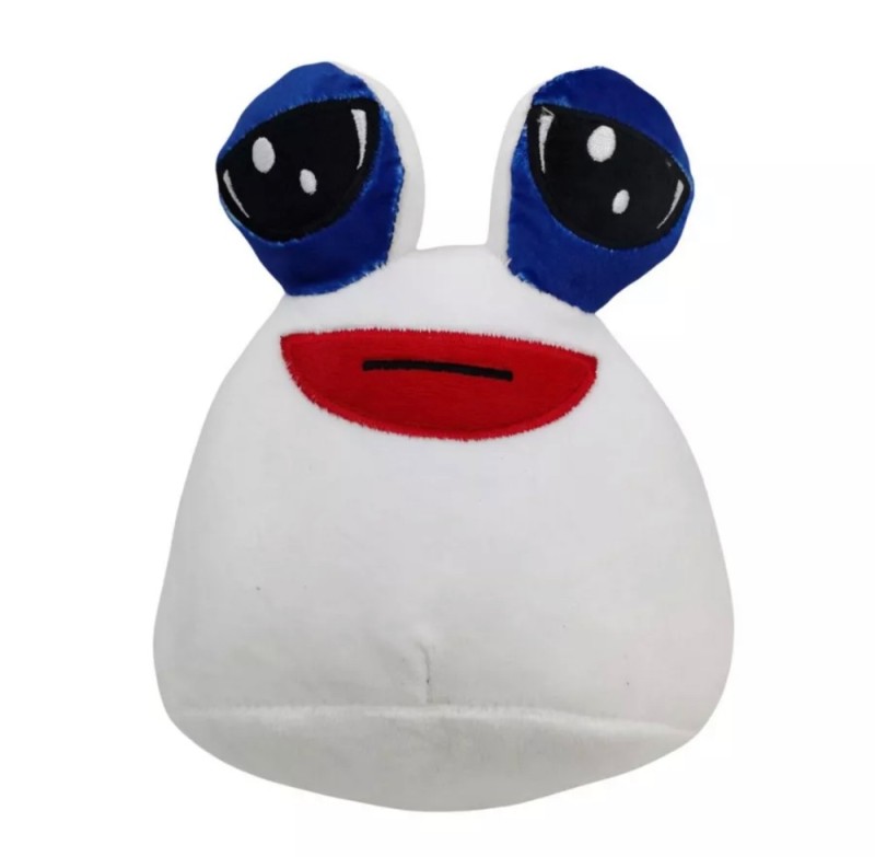 Create meme: alien pou soft toy, plush toy pou, toy alien pou