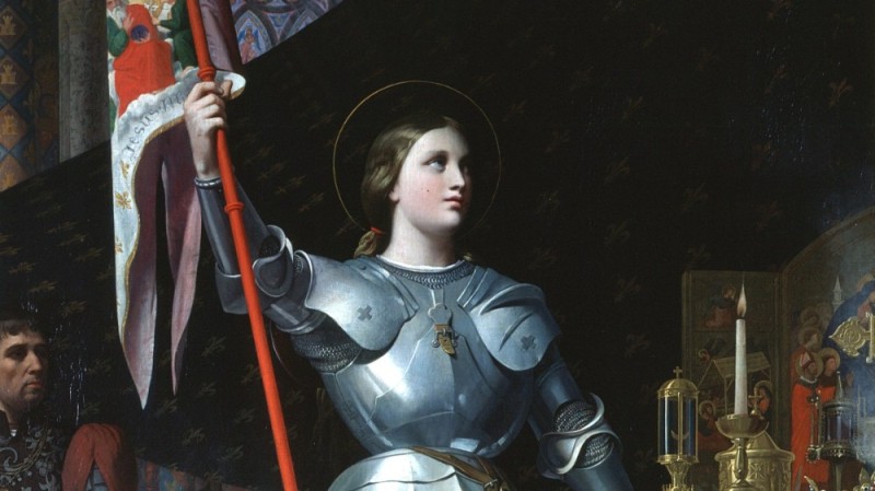 Create meme: joan of arc painting, Portrait of Jeanne Dark, Joan of Arc (1412-1431)