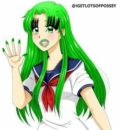 Create meme: midori gurin, yandere simulator Midori Gurin, midori