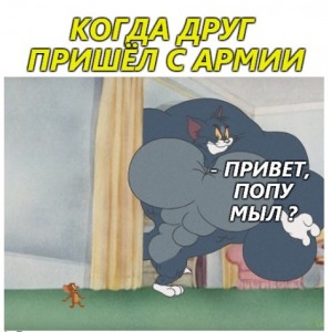 Создать мем: tom and jerry, том и джерри, tom ve jerry