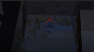 Создать мем: xiii игра концовка, Скриншот, spider man мультфильм 2017