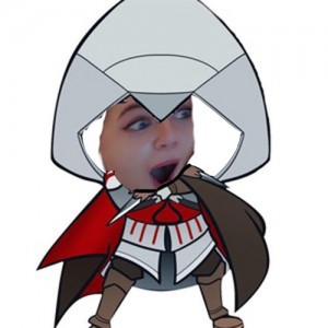 Create meme: Chibi assassin, assassin Ezio, ezio