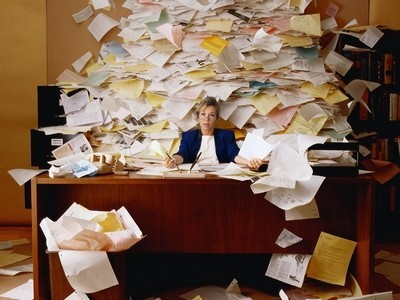 Create meme: a pile of papers, a lot of documents, accountant's day fun