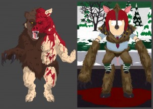 Create meme: anthro, south park game, furry