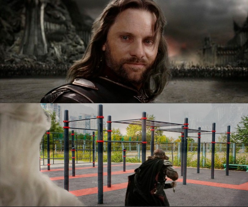 Create meme: lord of the rings , Aragorn meme, Aragorn 