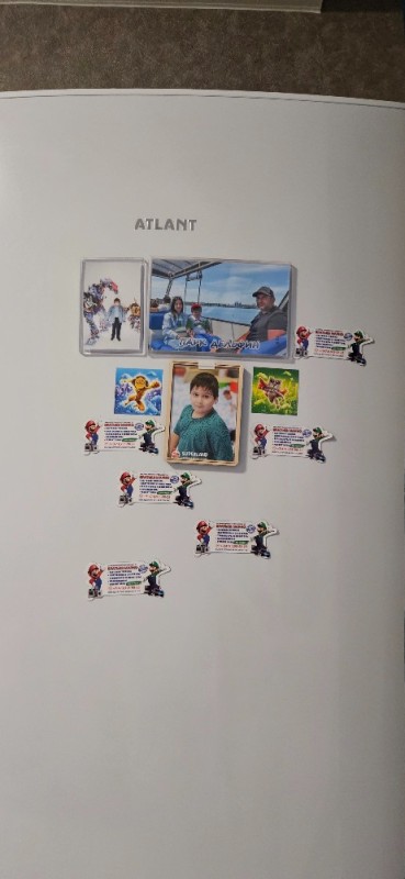 Create meme: fridge magnets, refrigerator , The atlant refrigerator