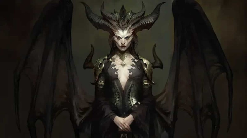 Create meme: diablo 4 lilith, demon horns, Diablo demon