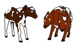 Создать мем: бык корова, животные, конь спирит
