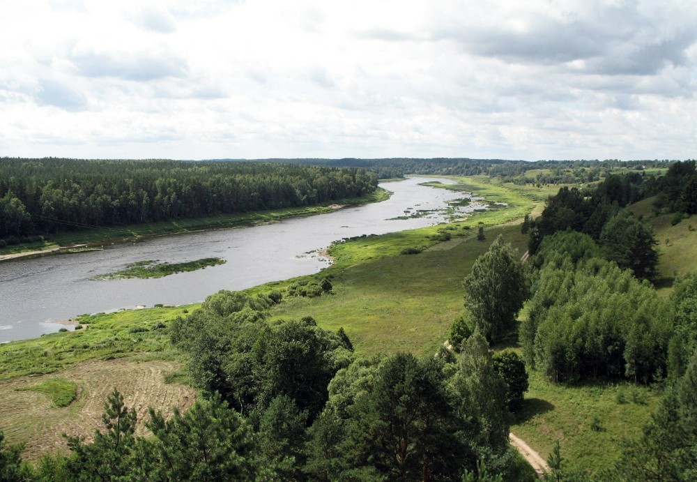 Create meme: the Western Dvina River in Latvia, the western dvina river, Daugava river Western Dvina