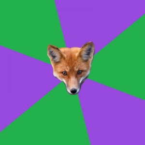 Создать мем: meh, anthropology, a fox