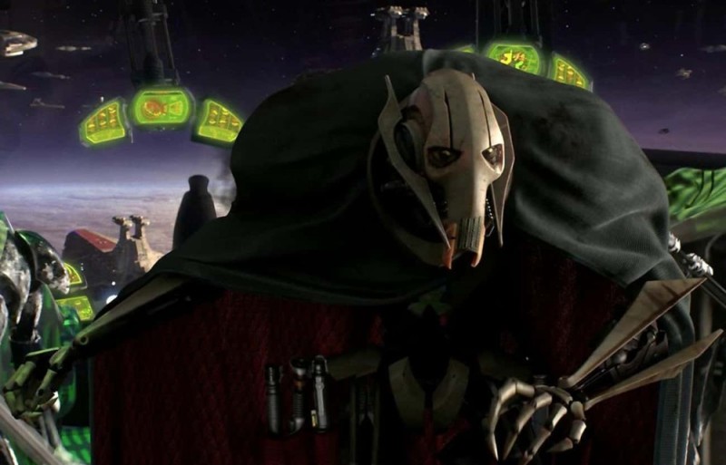 Create meme: Star Wars General Grievous, General grievous without a mask, grievous star wars