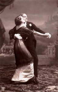 Create meme: ladies invited Cavaliers on white dance 1900, Argentine tango, dance tango