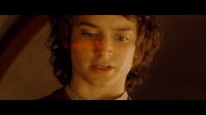 Create meme: there's something in Elvish, like elven, Frodo Baggins
