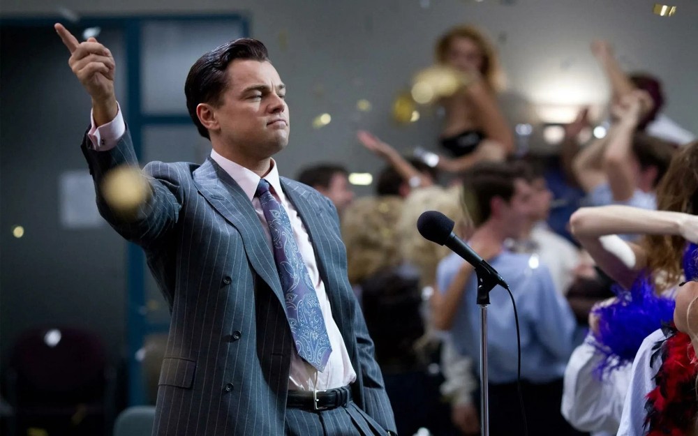 Create meme: Leonardo DiCaprio the wolf of wall, Leonardo DiCaprio the wolf of wall, Leonardo DiCaprio is the Wolf of Wall Street