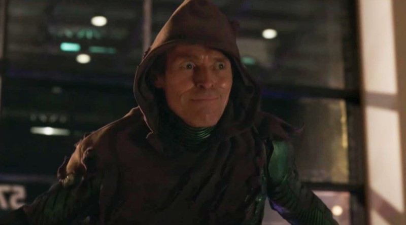 Create meme: Willem Dafoe the Green Goblin, William Defoe The Green Goblin 2021, Whelan Dafoe The Green Goblin