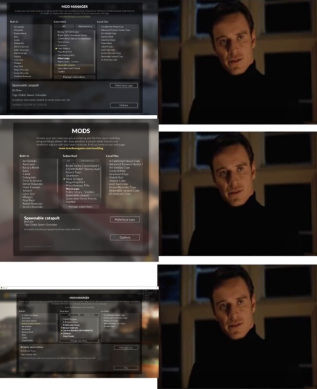 Create meme: meme perfectly, meme with Fassbender, Fassbender meme