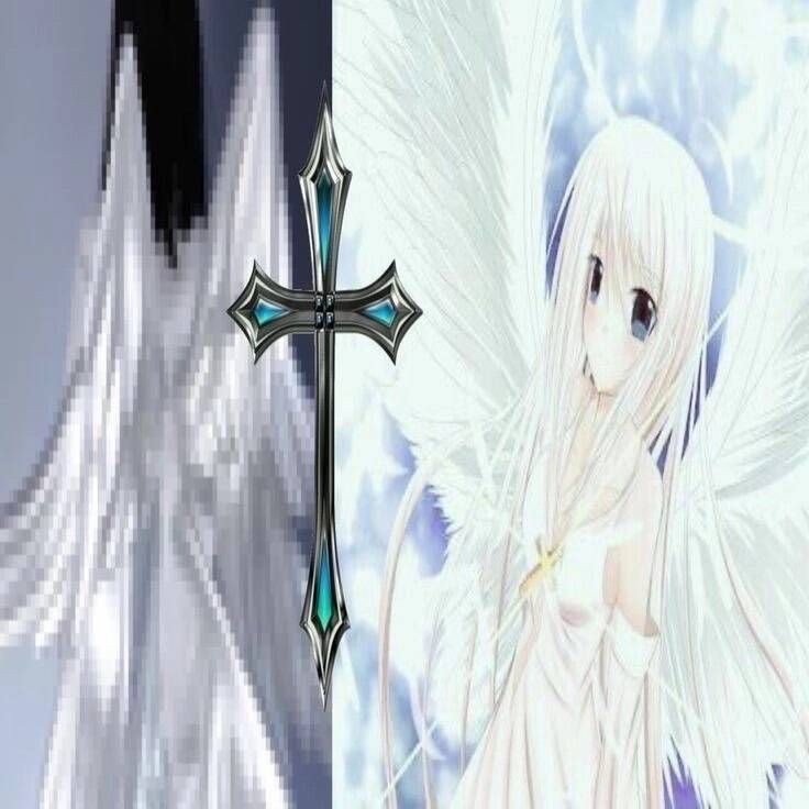 Create meme: gabriel angel anime, angel blade anime, the most beautiful anime angels