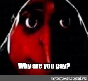 why are you gay you are gay meme