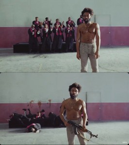 Create meme: childish gambino this is america