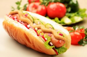 Create meme: homemade hot dog, hot dog, hot dog fries