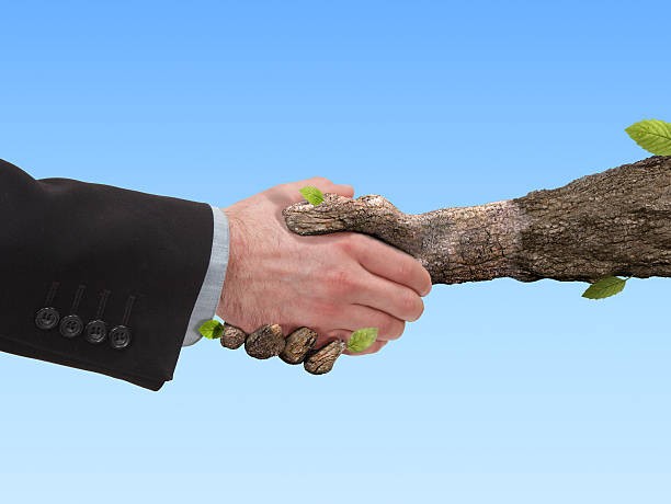 Create meme: The handshake of man and nature, people's handshake, handshake 