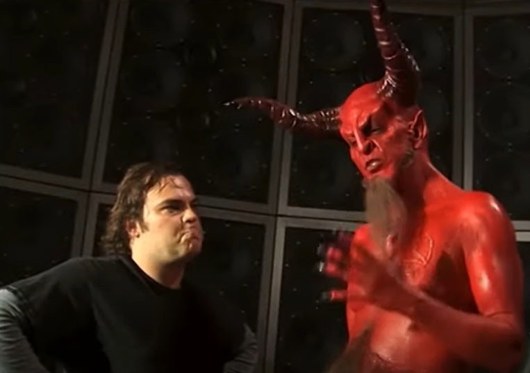 Create meme: The devil is in hell, Satan I'm a big fan of yours, Satan the devil