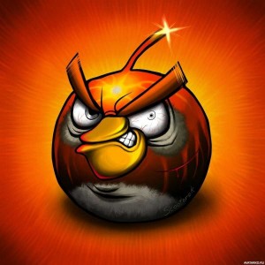 Create meme: angry bird, angry, angry birds game