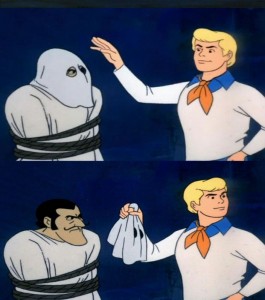 Create meme: meme Scooby Doo mask, Scooby Doo memes, Scooby Doo meme