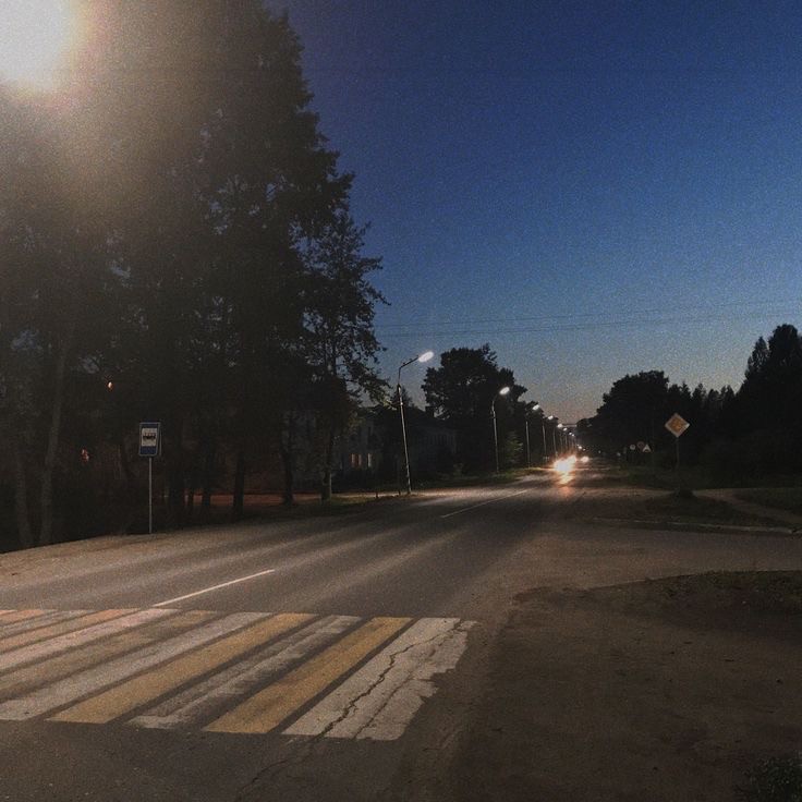 Create meme: road , road sunset , crosswalk 